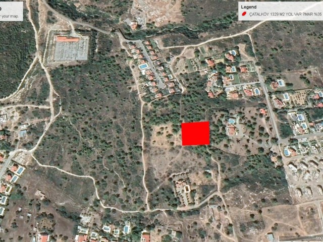 3137 M2 LAND FOR SALE IN ÇATALKÖY WITH SEA VIEW OR FOR SALE IN EXCHANGE FOR A FLAT ADEM AKIN 05338314949