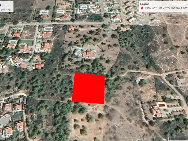 3137 M2 LAND FOR SALE IN ÇATALKÖY WITH SEA VIEW OR FOR SALE IN EXCHANGE FOR A FLAT ADEM AKIN 05338314949