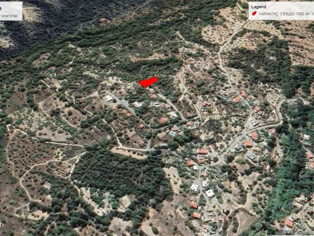 LAND FOR SALE IN KARAAĞAÇ WITH SEA VIEW 3 EVLEK 1300 AK LAND ADEM AKIN 05338314949