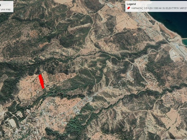 8 DONE 1 EVLEK LAND FOR SALE IN KARAAĞAÇ WITH 3/4% DOTTED SEA VIEW ADEM AKIN 05338314949