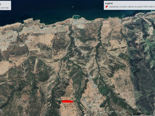 8 DONE 1 EVLEK LAND FOR SALE IN KARAAĞAÇ WITH 3/4% DOTTED SEA VIEW ADEM AKIN 05338314949