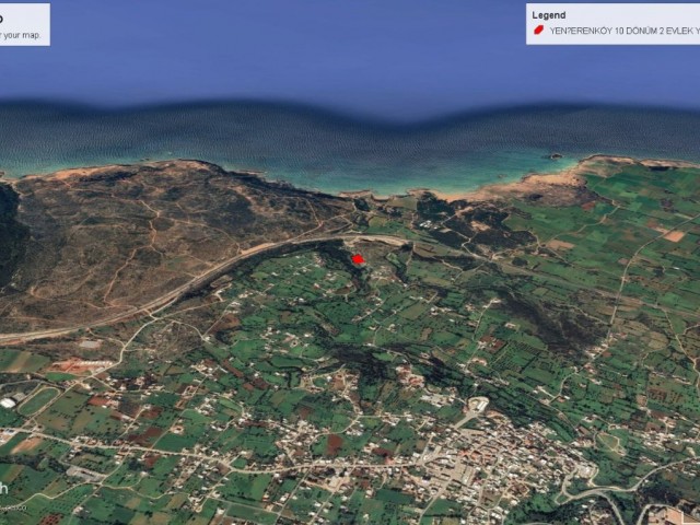 LAND FOR SALE IN YENİERENKÖY WITH MOUNTAIN AND SEA VIEWS IN A SUPER LOCATION WITH 45 ZONE zoning ADEM AKIN 05338314949