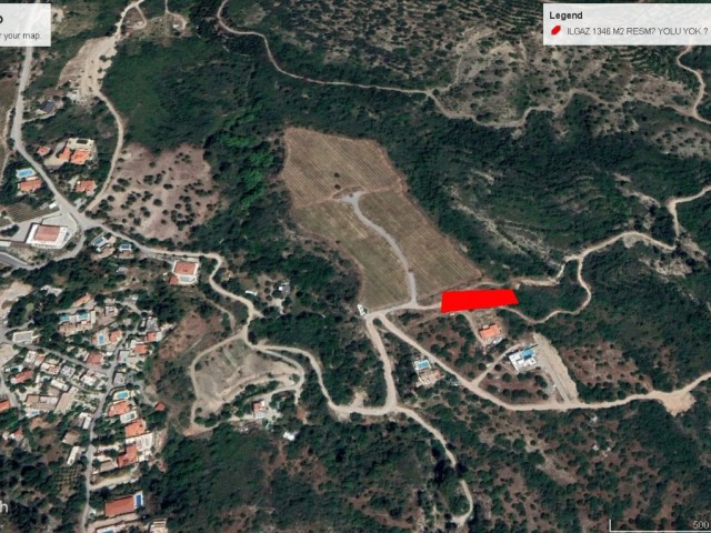 Residential Zoned Plot For Sale in Ilgaz, Kyrenia