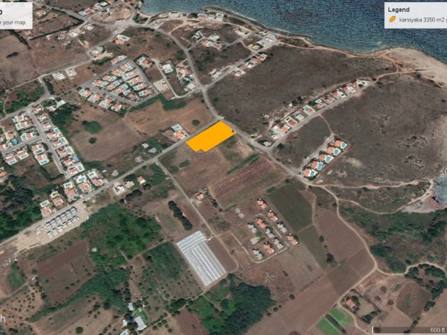 3350 m2 LAND FOR SALE IN KARŞIYAK, 100 METERS CLOSE TO THE SEA ADEM AKIN 05338314949