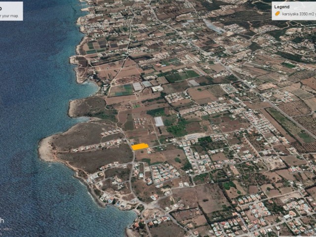 3350 m2 LAND FOR SALE IN KARŞIYAK, 100 METERS CLOSE TO THE SEA ADEM AKIN 05338314949