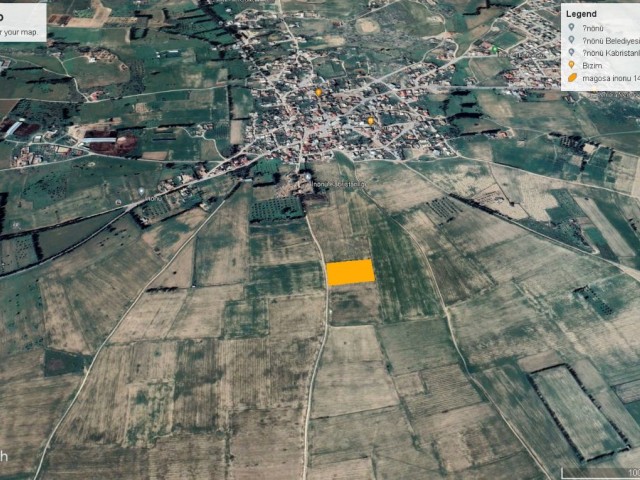 FOR SALE IN MAĞUSA İNÖNÜ 14 DONE LAND 2 EVLEK CHAPTER 96 ADEM AKIN 05338314949