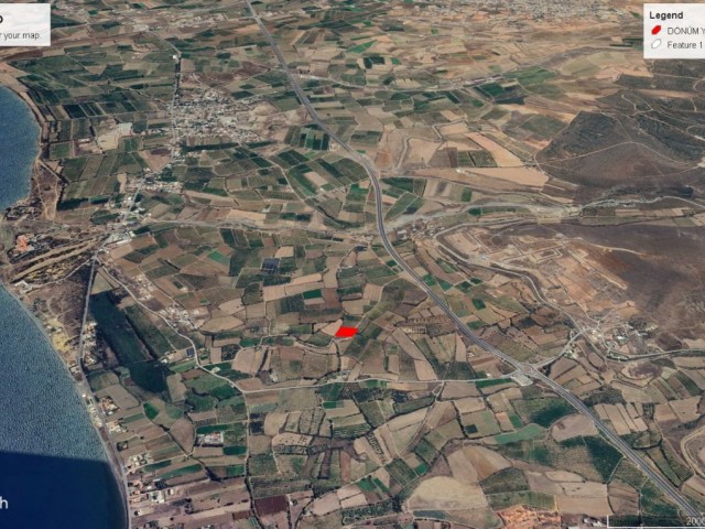 3 DECLARES OF LAND FOR SALE IN LEFKE CENGİZKÖY WITH SEA VIEW ADEM AKIN 06338314949