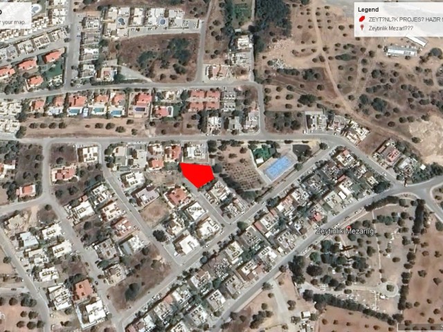 Residential Zoned Plot For Sale in Zeytinlik, Kyrenia