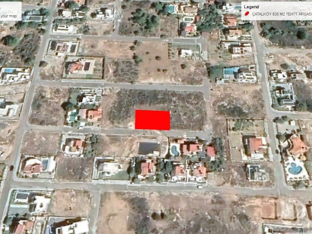 635 M2 LAND FOR SALE IN ÇATALKÖY WITH MOUNTAIN AND SEA VIEW, 35% ZONING, ŞEHİT ÇOCUKU LAND ADEM AKIN 05338314949