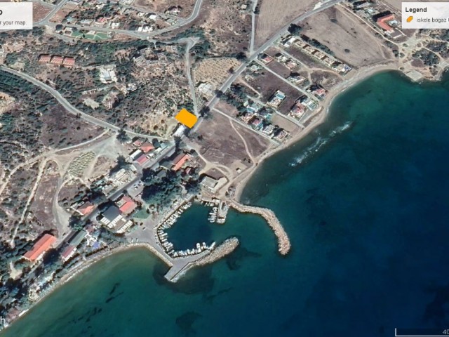 696 M2 LAND FOR SALE IN İSKELE BOGAZ WITH SEA VIEW, 50% ZONING, 450,000 GBP ADEM AKIN 05338314949