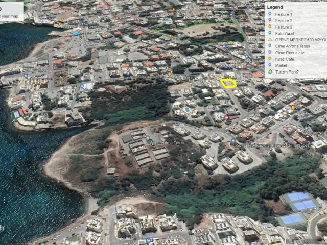 UNSER GRUNDSTÜCK IM KYRENIA-ZENTRUM MIT 180 % ZONEN- UND 5-ETAGEN-ERLAUBNIS MIT MEERBLICK ENTSPRECHEND KOÇANLI. Der Gesamtpreis beträgt 600.000 GBP. ADEM AKIN 05338314949