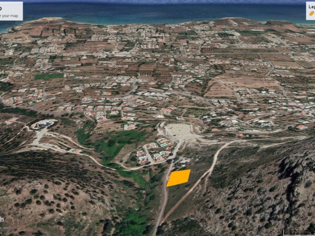 OUR 1500 M2 LAND FOR SALE IN KARŞIYAKA WITH MOUNTAIN AND SEA VIEWS 225,000 GBP ADEM AKIN 05338314949
