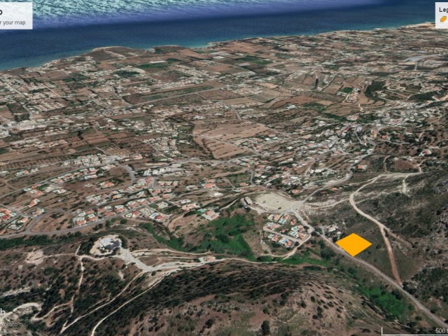 OUR 1500 M2 LAND FOR SALE IN KARŞIYAKA WITH MOUNTAIN AND SEA VIEWS 225,000 GBP ADEM AKIN 05338314949