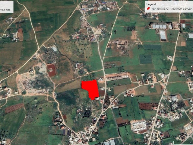 13 DECLARES OF 2 EVLEK LAND FOR SALE IN EXCHANGE OF 30% FLOOR IN THE AREA DECLARED AS YENİBOĞAZİÇİ DEVELOPMENT AREA ADEM AKIN 05338314949