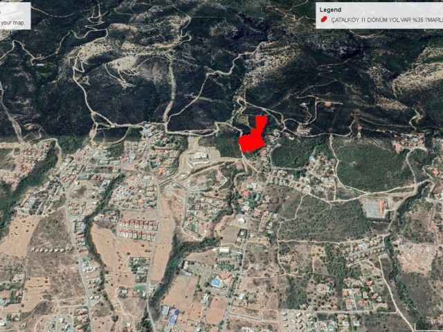 11 DECLARES OF LAND FOR SALE IN ÇATALKÖY WITH MOUNTAIN AND SEA VIEWS ADEM AKIN 05338314949