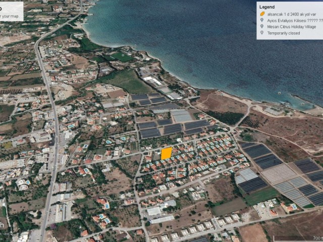 1240 M2 LAND FOR SALE IN GİRNE ALSANCAK IN A SUPER LOCATION WITH CLEAR SEA VIEW 320,000 GBP TOTAL PRICE ADEM AKIN 05338314949