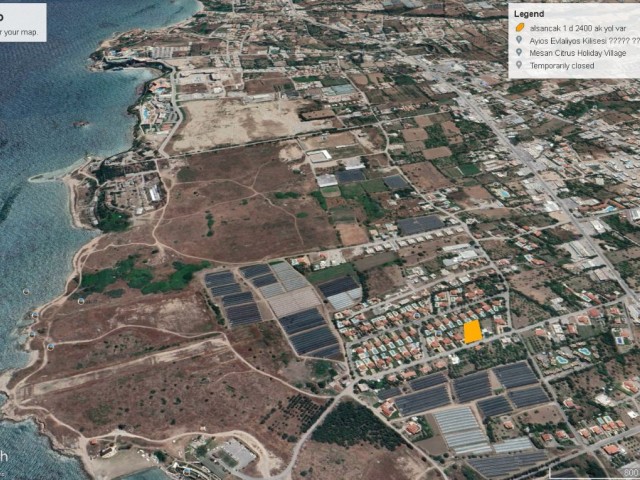 1240 M2 LAND FOR SALE IN GİRNE ALSANCAK IN A SUPER LOCATION WITH CLEAR SEA VIEW 320,000 GBP TOTAL PRICE ADEM AKIN 05338314949