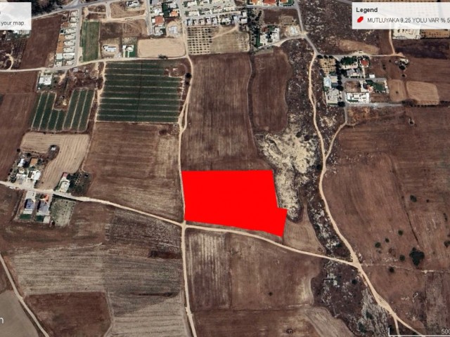 9 DOMS OF 1 EVLEK LAND FOR SALE IN THE NEW DEVELOPMENT AREA IN MAGUSA MUTLUYAKA, SUITABLE FOR SITE C