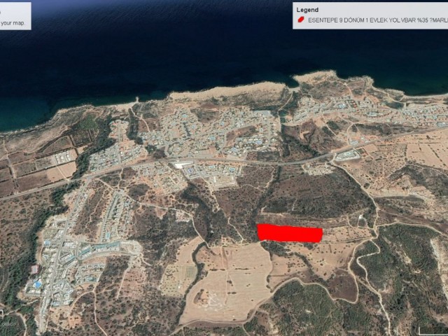 16 DECLARES OF LAND FOR SALE IN A SUPER LOCATION IN ESENTEPE WITH CLEAR SEA VIEW PRICE FOR A DECEMBER IS 185,000 GBP ADEM AKIN 05338314949