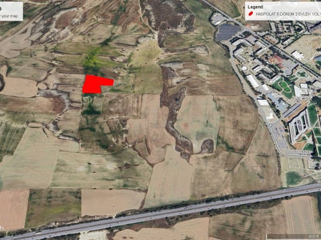 5 DECLARES OF 2 EVLEK LAND FOR SALE IN NICOSIA HASPOLAT TOTAL PRICE 357.500 GBP ADEM AKIN 0533831494