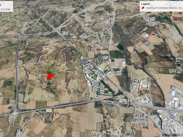 5 DECLARES OF 2 EVLEK LAND FOR SALE IN NICOSIA HASPOLAT TOTAL PRICE 357.500 GBP ADEM AKIN 05338314949