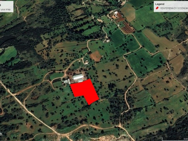 5 DONE 2 EVLEK LAND FOR SALE IN YENİERENKÖY WITH A BARGAIN VIYATA SEA VIEW PRICE OF DONATION IS 35,0