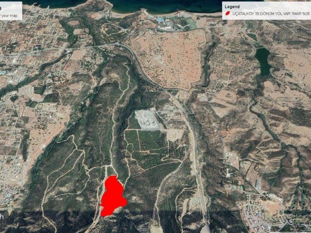 35 DECLARES OF LAND FOR SALE IN YENİERENKÖY WITH GREAT VIEW ADEM AKIN 05338314949