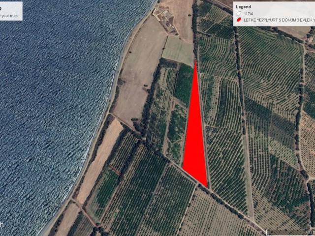 10.5 DECLARES OF LAND FOR SALE IN LEFKE YEŞİLYURT, CLOSE TO THE SEA TO BE CALLED SIFI, PRICE FOR ONE DECEMBER IS 150,000 GBP ADEM AKIN 05338314949