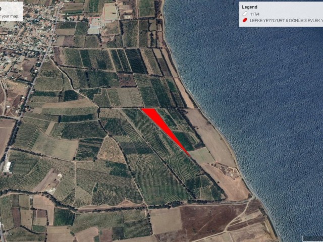 10.5 DECLARES OF LAND FOR SALE IN LEFKE YEŞİLYURT, CLOSE TO THE SEA TO BE CALLED SIFI, PRICE FOR ONE DECEMBER IS 150,000 GBP ADEM AKIN 05338314949