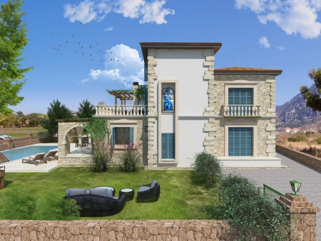 Ultralux 4+1 Villa zum Verkauf von Project in Karşıyaka