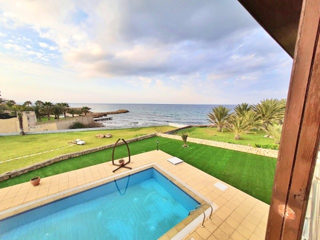 Villa For Sale in Çatalköy, Kyrenia | 15 meters from the sea|1300 m2 Well-kept Garden|Private Pool ** 