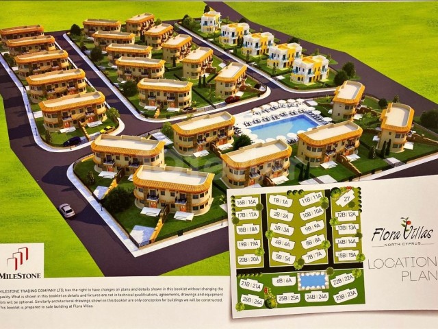 Around Girne Çatalköy Primary School, in a complex with a communal pool, June Delivery Twin Villa.