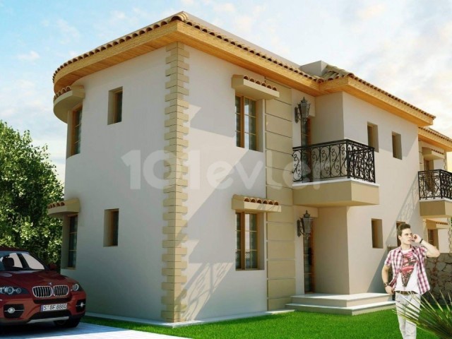 Around Girne Çatalköy Primary School, in a complex with a communal pool, June Delivery Twin Villa.