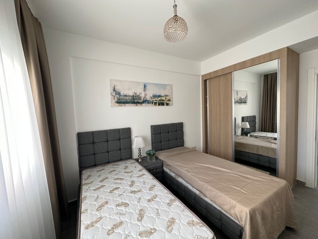 In the heart of Kyrenia; Mountain View, Balcony, Spacious Apartment. You can start paying with 50% down payment. 