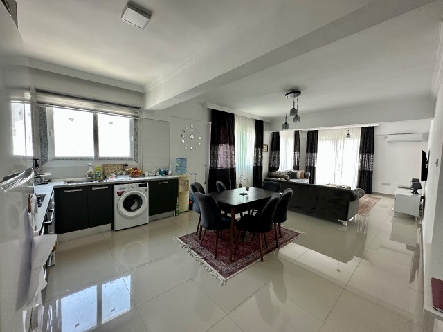 Kyrenia Center; Spacious 3-Bedroom Apartment with White Furnishings