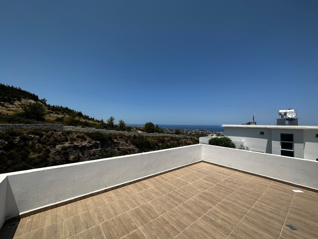 Kyrenia Catalkoy; Gorgeous Sea View, 3 Bedroom Villa with Garden