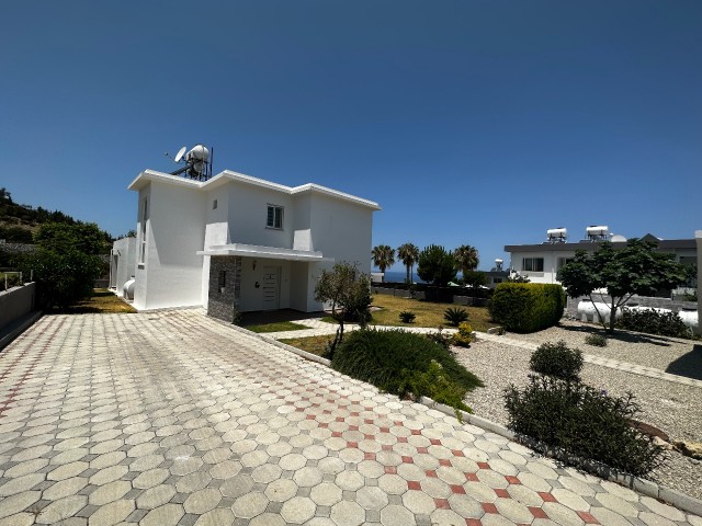 Kyrenia Catalkoy; Gorgeous Sea View, 3 Bedroom Villa with Garden