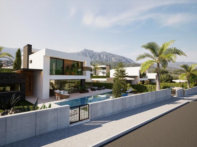 Kyrenia Edremit; Ultra-Luxusvilla mit Blick auf die Berge und das Meer in herrlicher Lage!