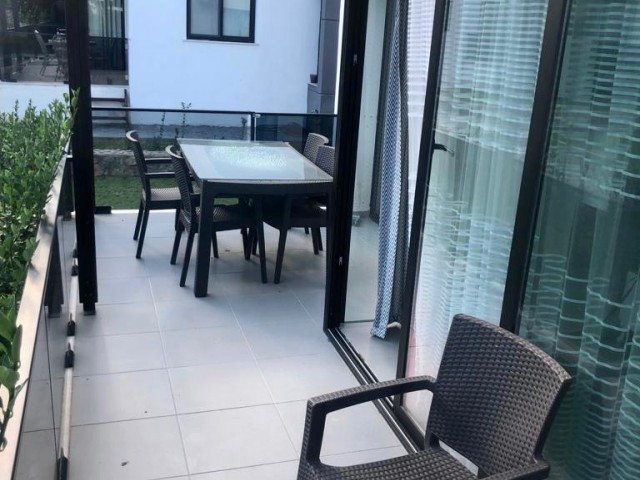 Kyrenia Alsancak; Ground Floor Garden, Fully Furnished Apartment