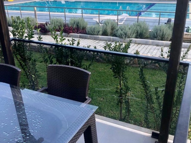 Kyrenia Alsancak; Ground Floor Garden, Fully Furnished Apartment