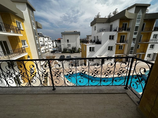 Kyrenia Alsancak; Apartment with Mountain Sea View in a Site with Shared Pool