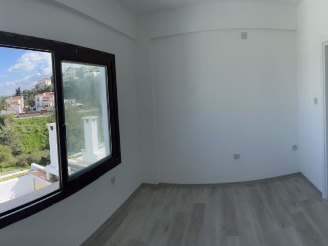 Kyrenia Alsancak; Duplex Penthouse with Mountain Sea View in a Site with Shared Pool