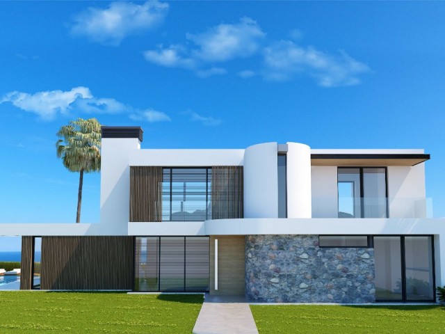 Kyrenia Bellapais; Ultra Lux Villa with Magnificent Mountain Sea View, Delivery in August 2024, Elevator
