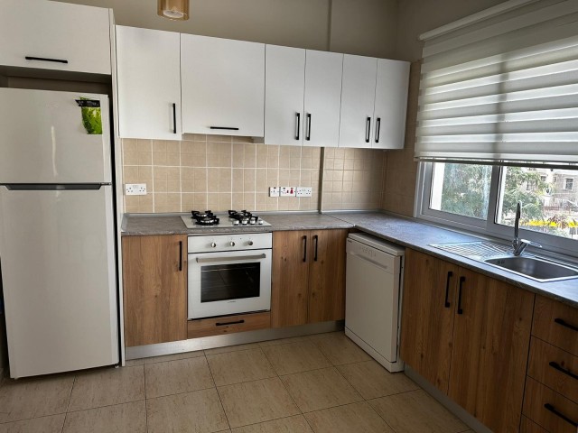 Kyrenia Center; Fully Furnished Apartment with Balcony in a Site with Shared Pool