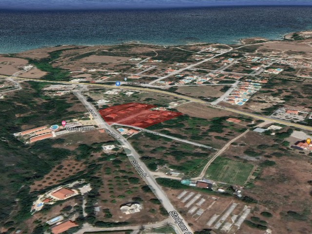 Kyrenia Karsiyaka; Plot for Villa with Mountain Sea View in Easy Location