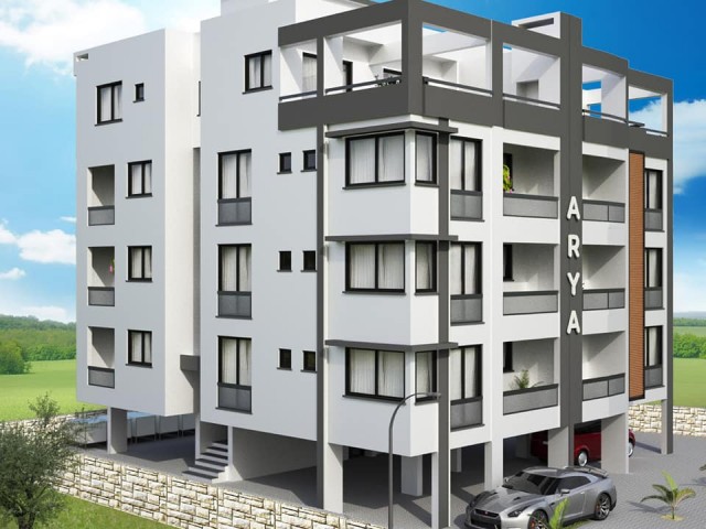 Lefkoşa'nın en merkezi yeri Dereboyunda Ultra Lüks 2+1 Daire ve Penthouse Daireler.