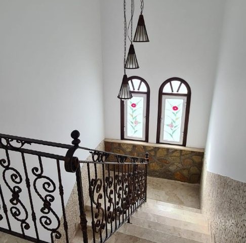 In the center of Yenikent, 300 m2, 4+1 detached villa with Bodrum, only title detached. ** 