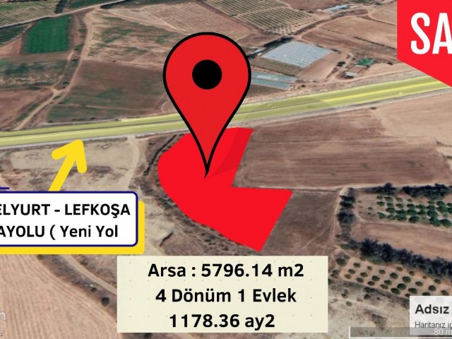 Investment Land in Güzelyurt Aydınköy Region