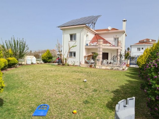 Luxury villa with large garden in the most beautiful neighborhood of Yenikent. 