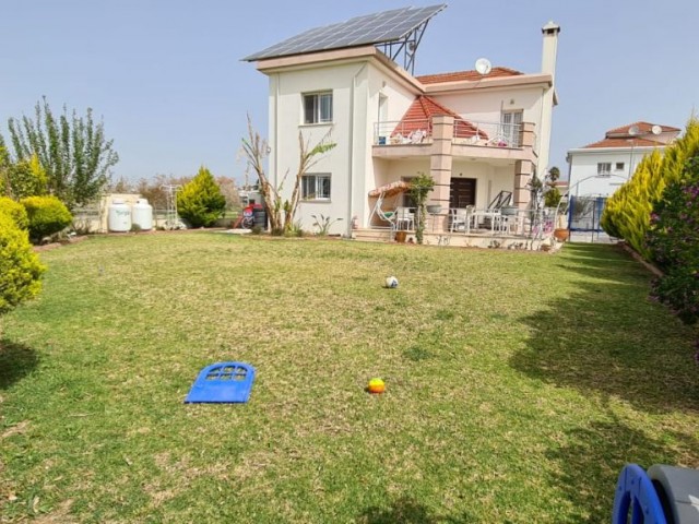 Luxury villa with large garden in the most beautiful neighborhood of Yenikent. 